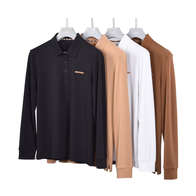 দ্রুত শুকানোর শ্বাস প্রশ্বাসের পোলো টি-শার্ট পুরুষদের জন্য তুলা কাস্টমাইজড ডিজাইন নিয়মিত দৈর্ঘ্য