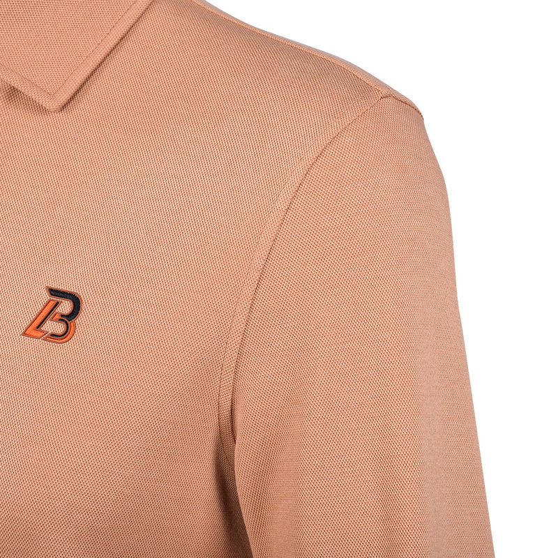 পুরুষদের জন্য শরৎ মৌসুমের পূর্ণ হাতা জলরোধী পোলো শার্ট কাস্টমাইজড রং 170-210 গ্রাম