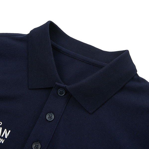 100%কটন উচ্চ প্রশংসা আরামদায়ক কাস্টম লোগো পোলো শার্ট কাপড় 95% পলিস্টার 5% স্প্যানডেক্স