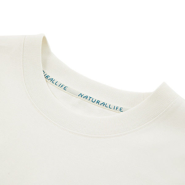 পুরুষদের জন্য ওভার সাইজ টি-শার্ট ভারী ওজন কাটন আরামদায়ক ব্রোডারি অফসেট মুদ্রণ