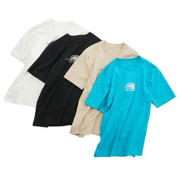 প্রিন্টেড ফ্যাব্রিক কাস্টম মহিলাদের টি-শার্ট ওভারসাইজড ভারী ওজন 170-210 গ্রাম