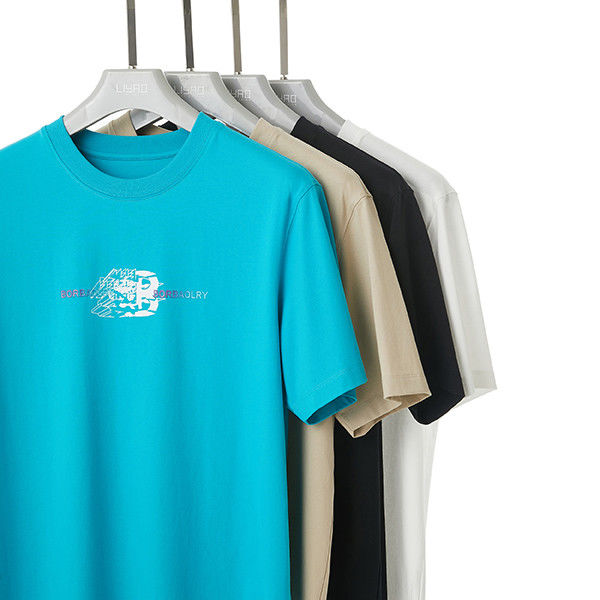 প্রিন্টেড ফ্যাব্রিক কাস্টম মহিলাদের টি-শার্ট ওভারসাইজড ভারী ওজন 170-210 গ্রাম