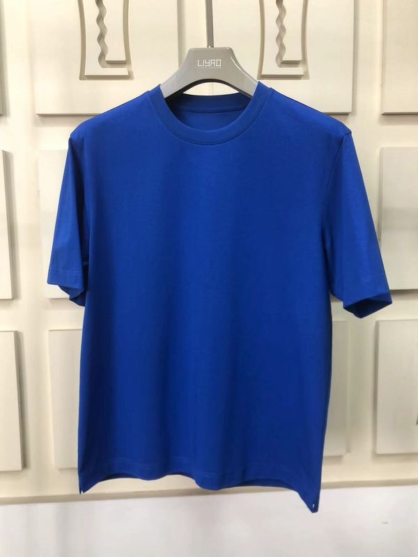 অ্যান্টি-রুট প্লেইন ওভারসিজ গোলাকার নেক টি শার্ট 100% কটন স্ট্যান্ডার্ড ফিট কাস্টমাইজড লোগো 64168Y7068