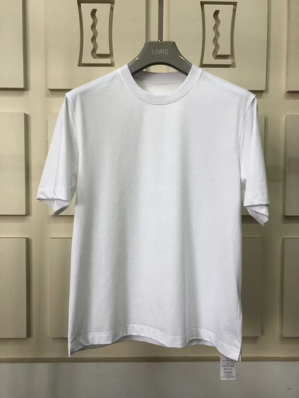 অ্যান্টি-রুট প্লেইন ওভারসিজ গোলাকার নেক টি শার্ট 100% কটন স্ট্যান্ডার্ড ফিট কাস্টমাইজড লোগো 64168Y7068