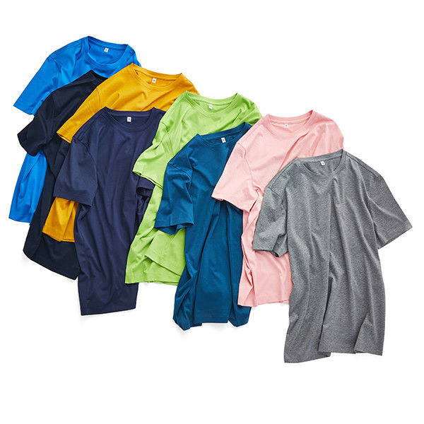 আরামদায়ক রং পুরুষদের টি-শার্ট পেশাদার সরল শার্ট 100% তুলা ফ্যাব্রিক