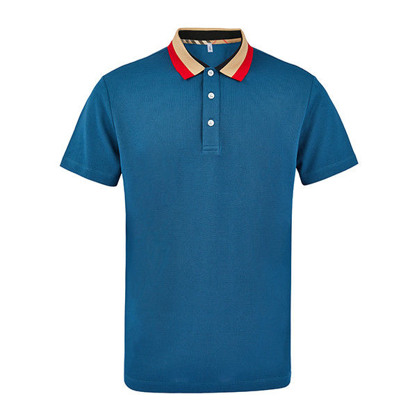 বসন্ত গ্রীষ্ম শরৎ ২৩০ জিএসএম সাব্লিমেশন পুরুষদের টি-শার্ট পোলো ১০০%কটন ছেলেদের পোলো শার্ট