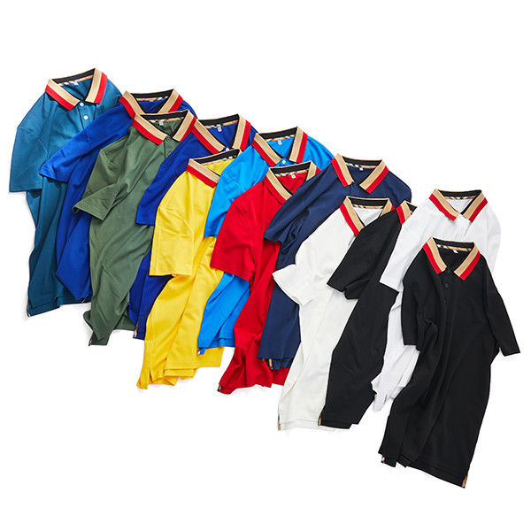 বসন্ত গ্রীষ্ম শরৎ ২৩০ জিএসএম সাব্লিমেশন পুরুষদের টি-শার্ট পোলো ১০০%কটন ছেলেদের পোলো শার্ট