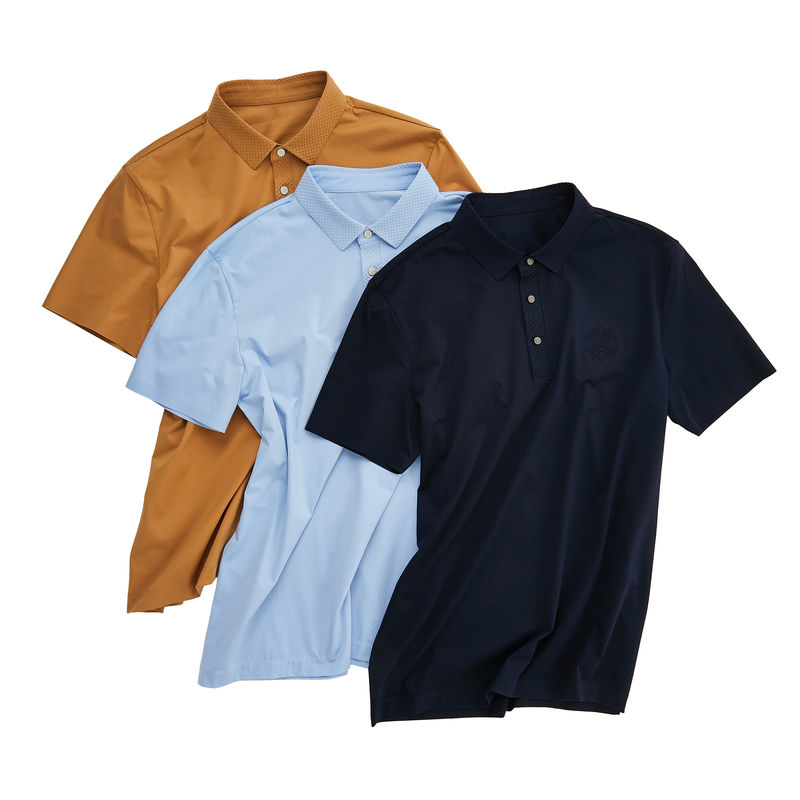 গ্রিন প্রিন্টিং পোলো টি-শার্ট কাস্টমাইজড রঙ এবং ফ্যাব্রিক ওজন 170-210 গ্রাম