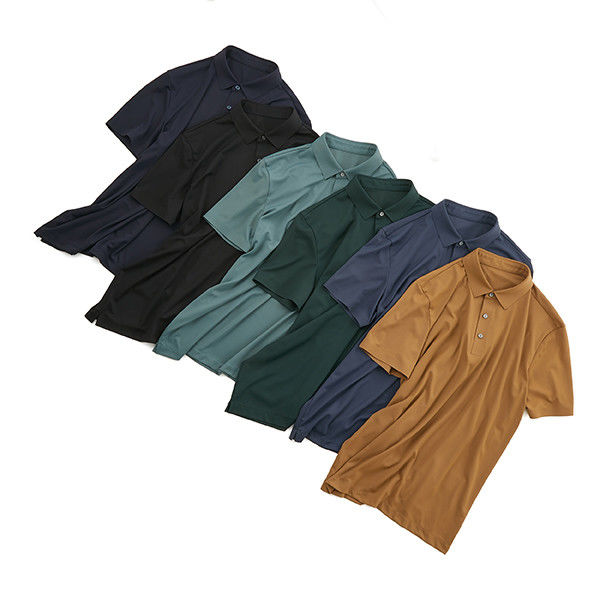 Men's Polo Shirt with Quick Dry Anti-Pilling Custom Logo Cotton Fabric Seamless Design পুরুষদের পোলো শার্ট সঙ্গে দ্রুত শুকনো এন্টি-পিলিং কাস্টম লোগো