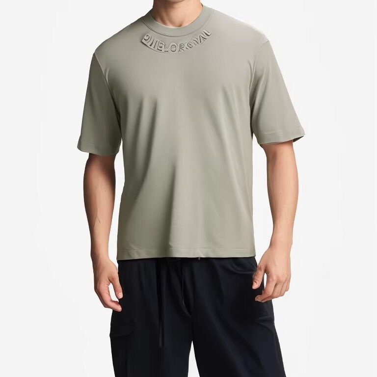 নতুন স্টাইল কাস্টম মুদ্রণযোগ্য লোগো পলিয়েস্টার জাল ফ্যাব্রিক সোয়েটশার্ট ওভারসিজ পুরুষদের টিশার্ট