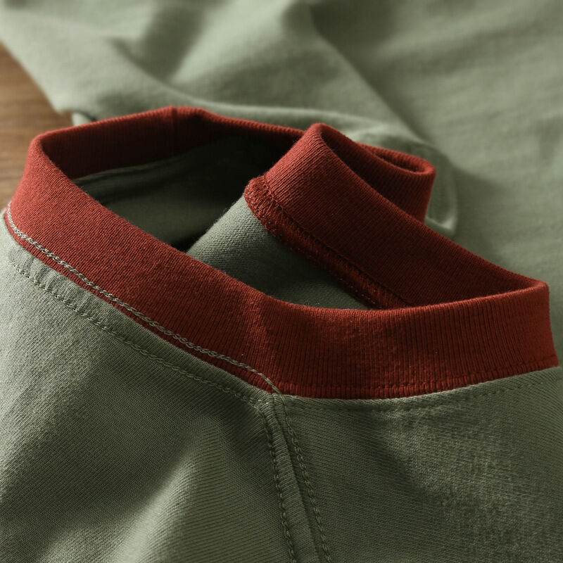 প্রস্তুতকারক পাইকারি কাস্টম কালার ব্লক স্টিচিং টি-শার্ট ইউনিসেক্স হেভিওয়েট উচ্চ মানের দুই-টোন প্যাচওয়ার্ক টি-শার্ট