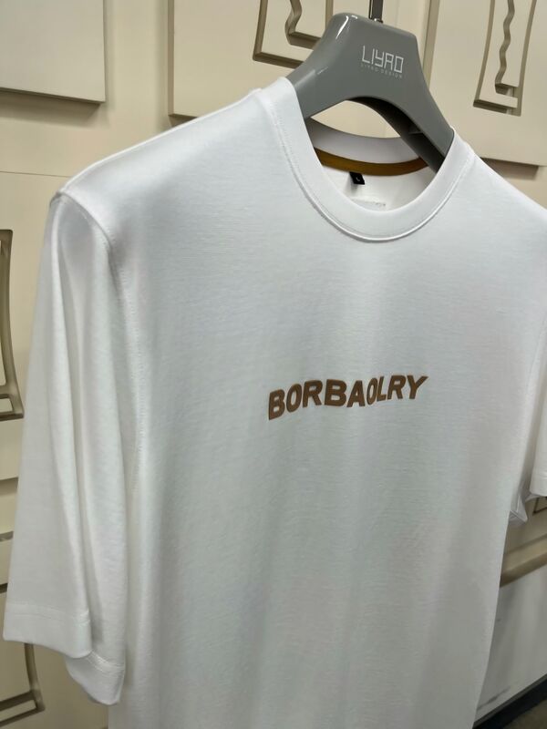 ডিটিজি প্রযুক্তি ব্যবহার করে কাস্টম লোগো মুদ্রিত পুরুষদের উচ্চ মানের নিয়মিত ফিট শর্ট স্লিভ টি-শার্ট