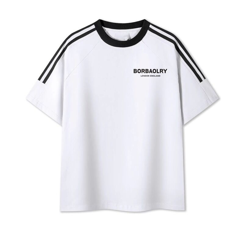 পুরুষদের ও-নেক নিয়মিত বোনা রঙিন তুলা টি-শার্ট আরামদায়ক পুরুষদের মিশ্রণ প্রিন্ট মিষ্টি শার্ট পুরুষদের জন্য