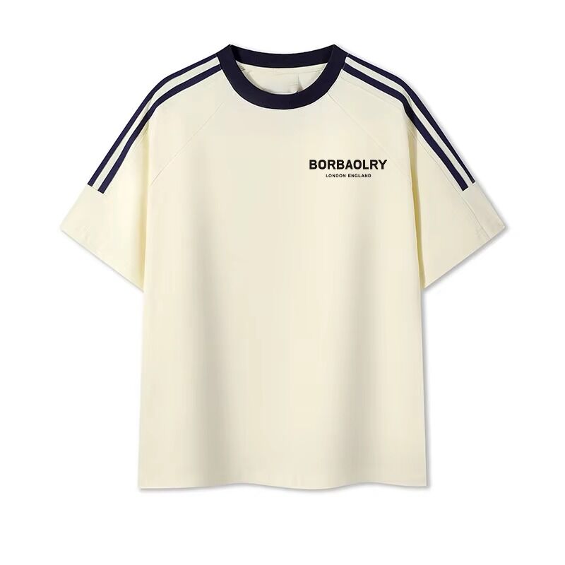 পুরুষদের ও-নেক নিয়মিত বোনা রঙিন তুলা টি-শার্ট আরামদায়ক পুরুষদের মিশ্রণ প্রিন্ট মিষ্টি শার্ট পুরুষদের জন্য