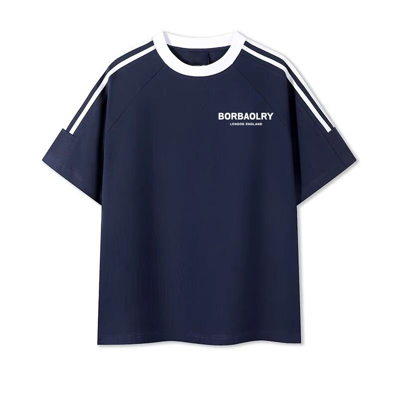 পুরুষদের ও-নেক নিয়মিত বোনা রঙিন তুলা টি-শার্ট আরামদায়ক পুরুষদের মিশ্রণ প্রিন্ট মিষ্টি শার্ট পুরুষদের জন্য