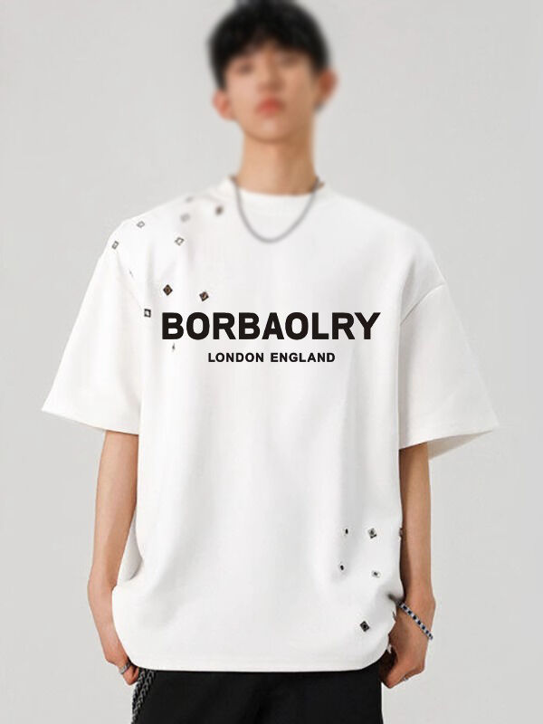 OEM কালো ওভারসাইজড টি-শার্ট পুরুষদের গ্রাফিক অ্যাসিড ওয়াশ ভিন্টেজ কাস্টম টি শার্ট DTG হোলসেল ওয়াশড টি হেভি ওয়েট টিশার্ট