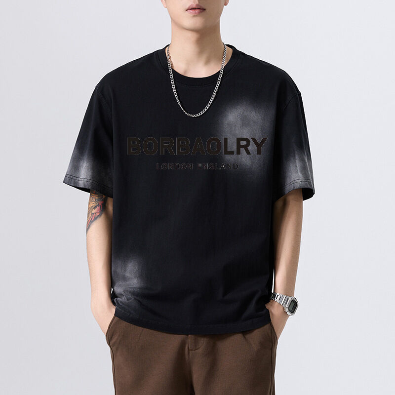 পাইকারি ওভারসাইজড ইউনিসেক্স কটন টি-শার্ট ২৮০ জিএসএম ভিনটেজ অ্যাসিড ওয়াশ কাস্টম ডিটিজি প্রিন্ট হেভিওয়েট স্ট্রিটওয়্যার পুরুষদের জন্য টি-শার্ট