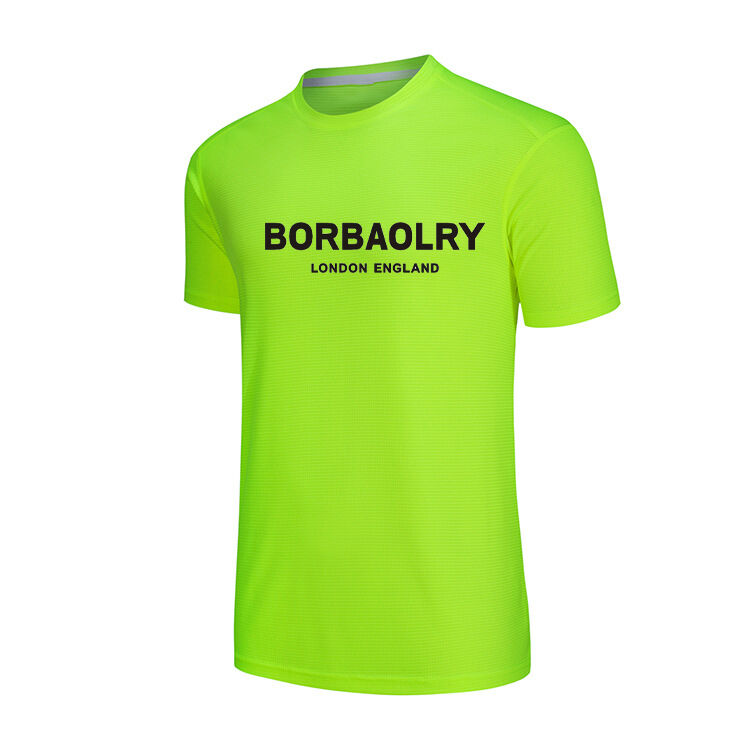 গরম বিক্রয় ব্যক্তিগতকৃত ব্লেইন রাউন্ড নেক টি-শার্ট শুকানোর ফিট টি প্রিন্ট টি-শার্ট লোগো সহ কাস্টমাইজ করুন