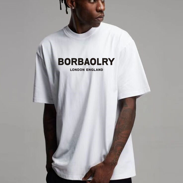 ২২০ জিএসএম কটন টি-শার্ট হাই কোয়ালিটি ড্রপ শোল্ডার ওভারসাইজড টি-শার্ট হোলসেল কাস্টম টি-শার্ট ফর মেন