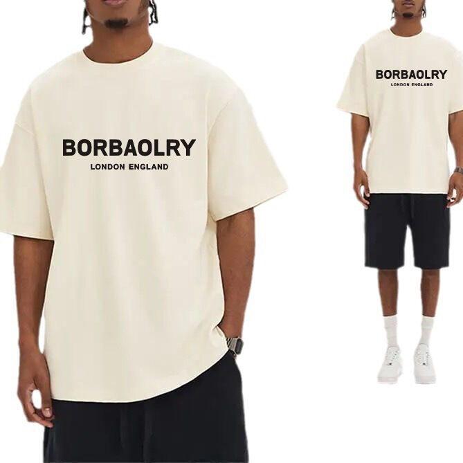 ২২০ জিএসএম কটন টি-শার্ট হাই কোয়ালিটি ড্রপ শোল্ডার ওভারসাইজড টি-শার্ট হোলসেল কাস্টম টি-শার্ট ফর মেন