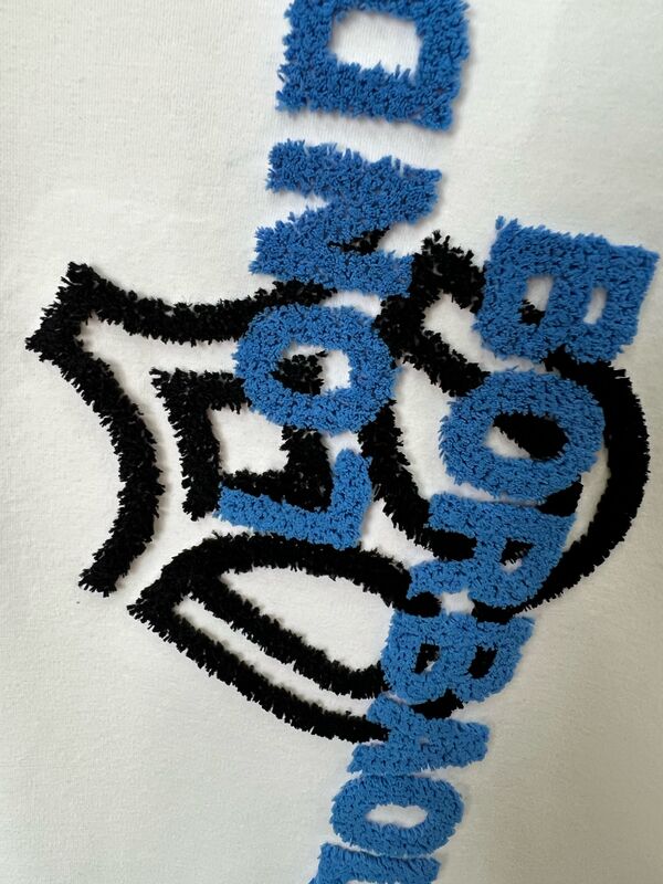 পুরুষদের সাদা টি-শার্ট, ফ্লোকিং লেটার প্রিন্ট, শর্ট স্লিভ ক্যাজুয়াল টপ ১০০% কটন পুরুষদের টি-শার্ট