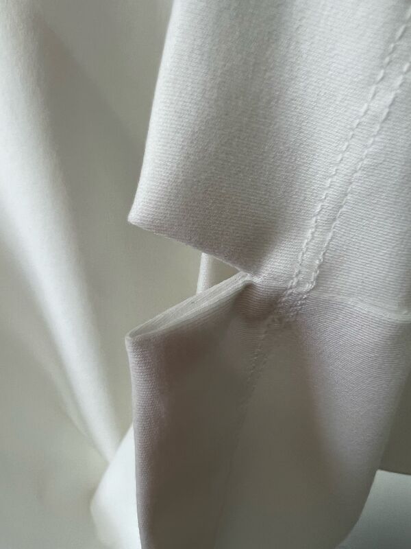 পুরুষদের সাদা টি-শার্ট, ফ্লোকিং লেটার প্রিন্ট, শর্ট স্লিভ ক্যাজুয়াল টপ ১০০% কটন পুরুষদের টি-শার্ট