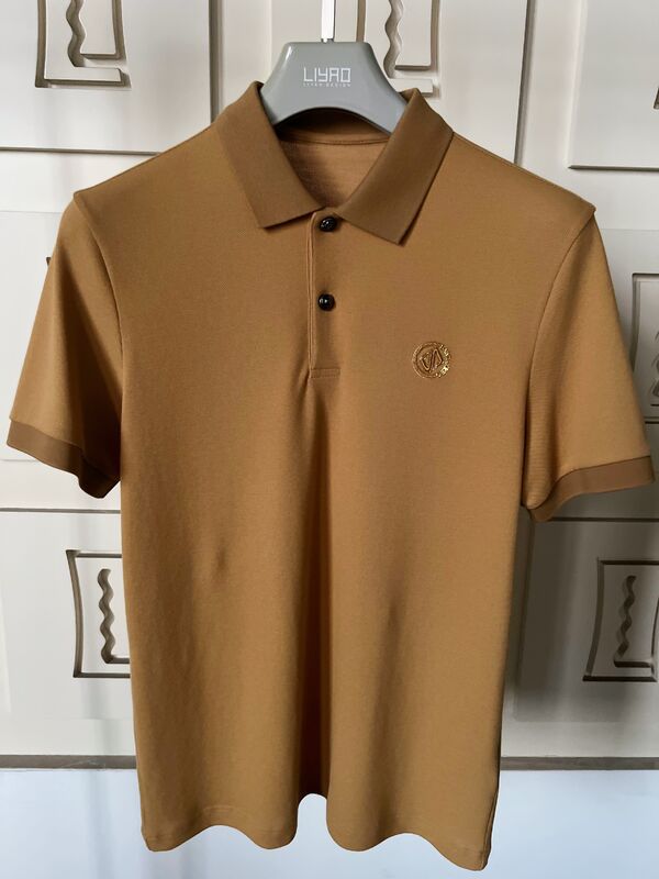পুরুষদের জন্য পোলো টি-শার্ট উচ্চ মানের কটন কাস্টম এমব্রয়ডারি লোগো বা মেশিন প্রিন্টিং লোগো ক্যাজুয়াল ব্র্যান্ড সিটি পোলো