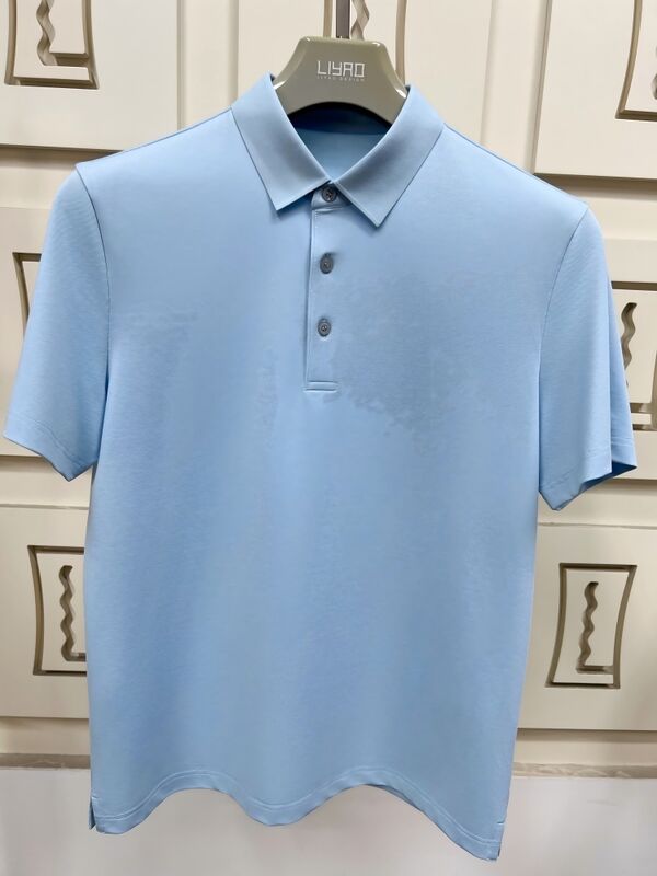 প্রিমিয়াম পুরুষদের পোলো শার্ট. মিনিমালিস্ট ডিজাইন, সংক্ষিপ্ত আঙ্গুল নরম স্পর্শ ফ্যাব্রিক সব ঋতু জন্য ই এম / ODM পুরুষদের টি-শার্ট উত্পাদন