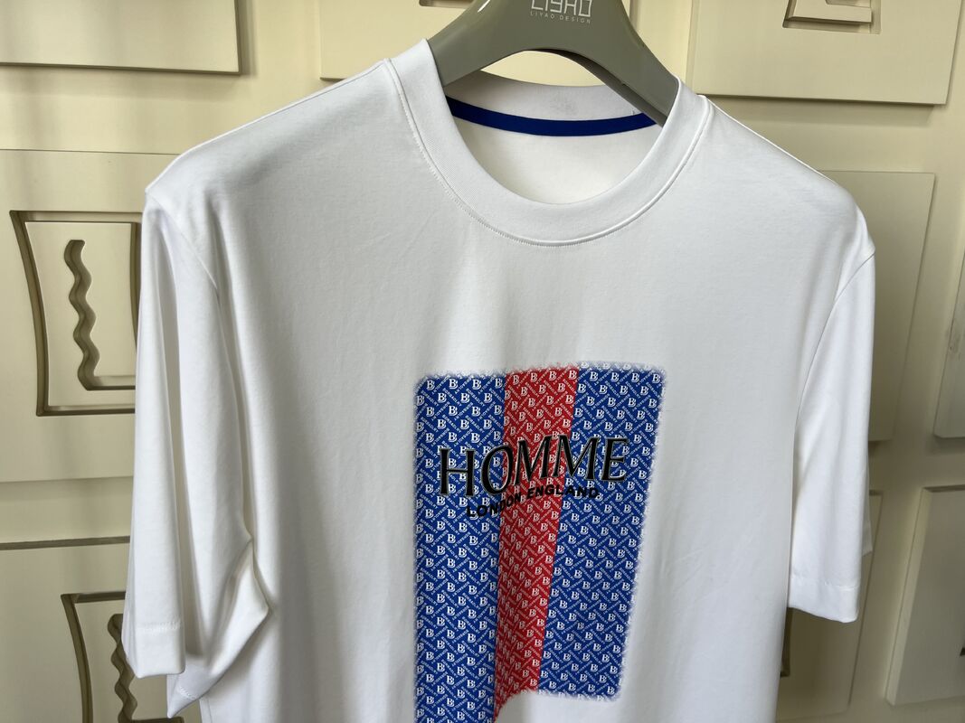 ক্রু নেক এমব্রয়ডারি টি-শার্ট | 3D অক্ষর ও প্যাটার্ন ডিজাইন লাক্সারি রাউন্ড নেক পুরুষদের টি-শার্ট জার্সি প্রস্তুতকারক