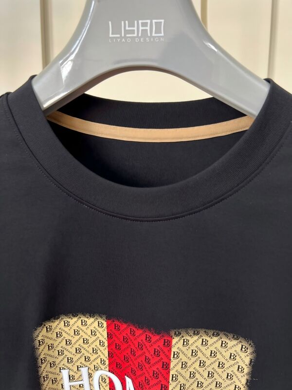 ক্রু নেক এমব্রয়ডারি টি-শার্ট | 3D অক্ষর ও প্যাটার্ন ডিজাইন লাক্সারি রাউন্ড নেক পুরুষদের টি-শার্ট জার্সি প্রস্তুতকারক