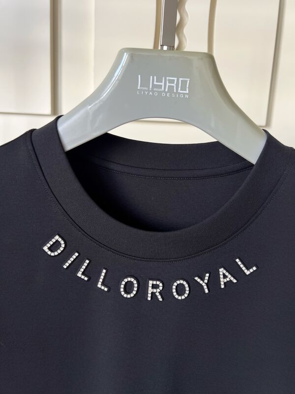 ক্রু নেক টি-শার্ট∙∙ রাইনস্টোন লোগো ও গ্রাফিক ডিজাইন জার্সি পুরুষদের টি-শার্ট ওএম/ওডিএম উৎপাদন