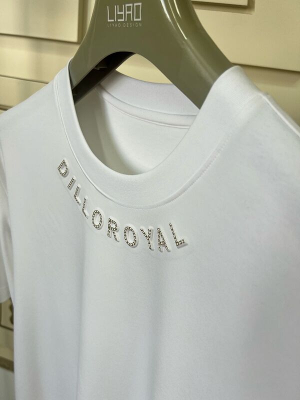 ক্রু নেক টি-শার্ট∙∙ রাইনস্টোন লোগো ও গ্রাফিক ডিজাইন জার্সি পুরুষদের টি-শার্ট ওএম/ওডিএম উৎপাদন