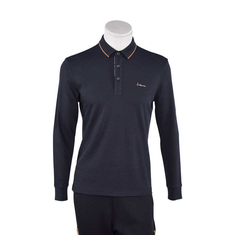 কাস্টমাইজড রঙের আকার লোগো প্লেইন অ্যান্টি-পিলিং প্রিমিয়াম ডিজাইনার পুরুষ পোলো শার্ট বিজনেস তৈরি লং আস্তিন পোলো শার্ট