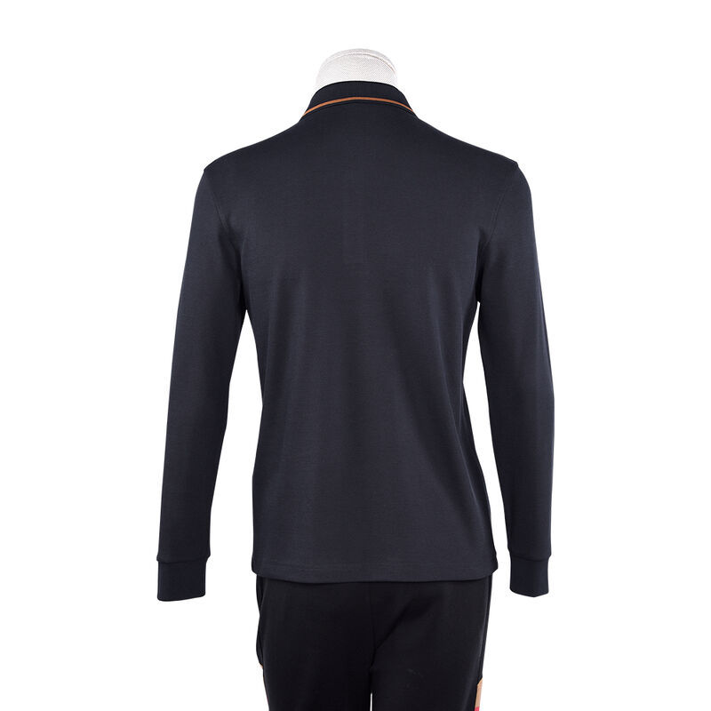 কাস্টমাইজড রঙের আকার লোগো প্লেইন অ্যান্টি-পিলিং প্রিমিয়াম ডিজাইনার পুরুষ পোলো শার্ট বিজনেস তৈরি লং আস্তিন পোলো শার্ট