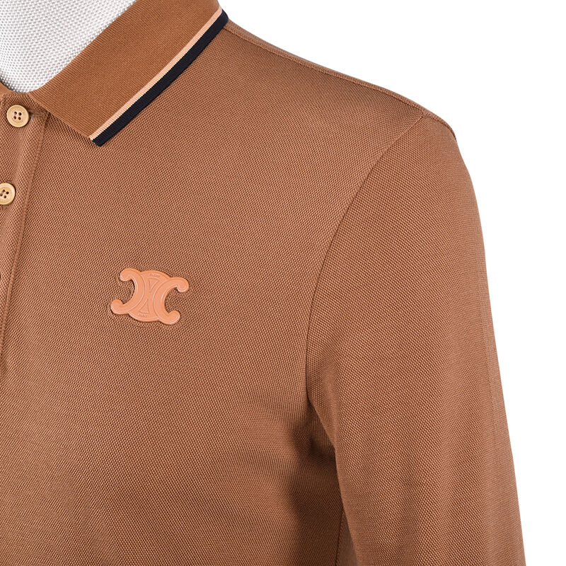 হট সেলিং ডিজাইন অ্যান্টি-পিলিং প্লেইন কালার নতুন লং স্লিভ পোলো শার্টস কন্ট্রাস্ট কলার ডিজাইন কাস্টম লোগো