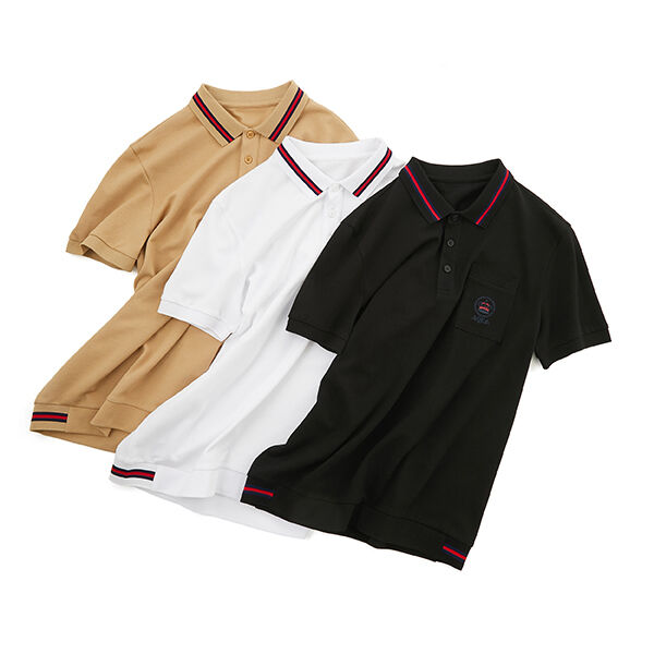 শ্বাসপ্রশ্বাসযোগ্য স্পোর্টস পোলো শার্ট লোগো কাস্টমাইজড শর্ট স্লিভ পুরুষদের এমব্রয়ডারি করা শার্ট পোলো কটন