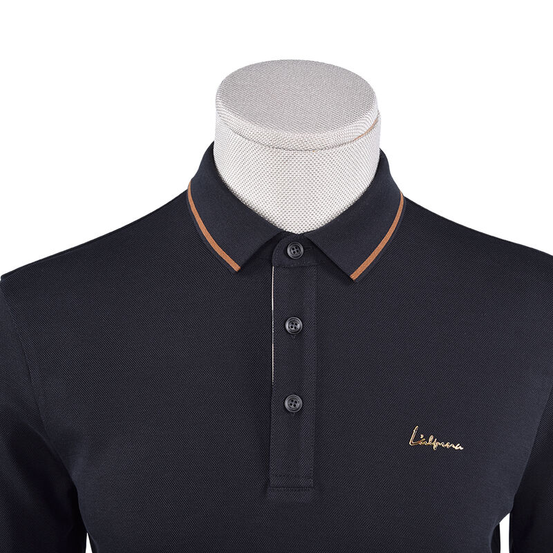 ভাল পছন্দ Sublimated পোলো শার্ট পূর্ণ হাতা আরামদায়ক অনন্য পোলো টি শার্ট পুরুষদের তুলা