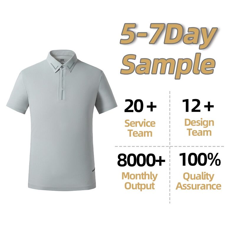 কাস্টম লোগো ডিজাইন সিমলেস এবং দ্রুত শুকনো উচ্চ মানের সাদা কালো পুরুষদের জন্য পোলো টিশার্ট