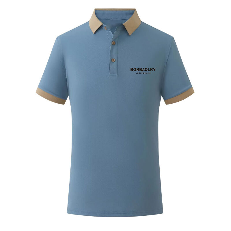 পাইকারি নতুন বসন্ত এবং গ্রীষ্মকালীন 200 গ্রাম জনপ্রিয় গল্ফ পোশাক Ashion রোল নেক শর্ট স্লিভস পোলো