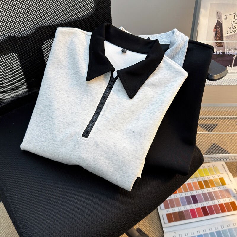 উচ্চ মানের পাইকারি পুরুষদের পোশাক ওভারসাইজ জিপার শার্ট প্রস্তুতকারক পুরুষদের জন্য খালি স্বল্প আর্ম শার্ট