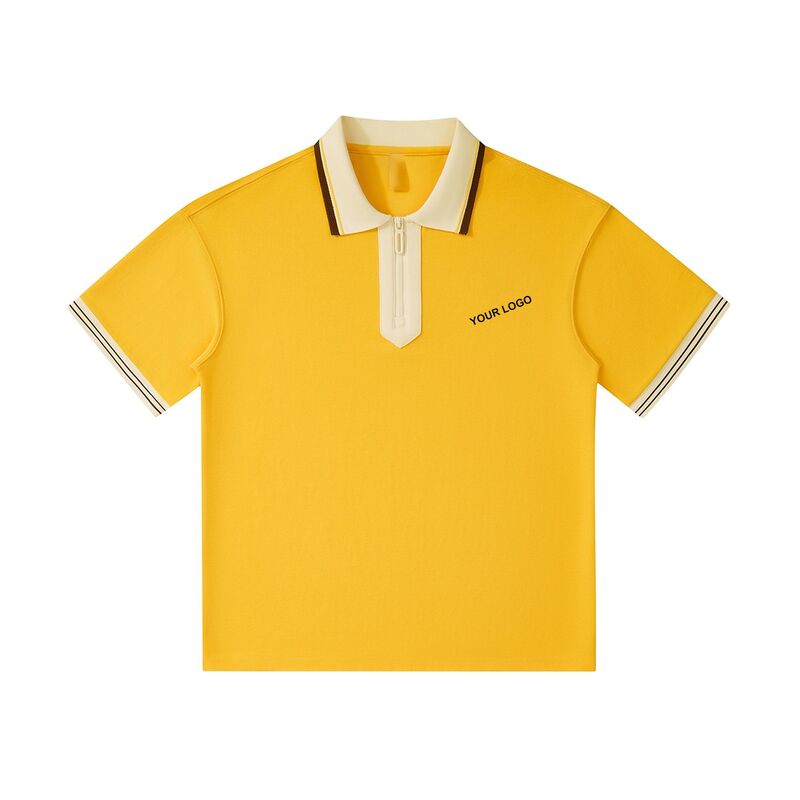 নতুন আগমন গ্রীষ্মকালীন পাইকারি পুরুষদের প্রিন্টেড পোলো শার্ট কটন ১/৪ জিপ গল্ফ পোলো টি-শার্ট স্ট্রিটওয়্যার ওভারসাইজড পুরুষদের পোলো শার্ট