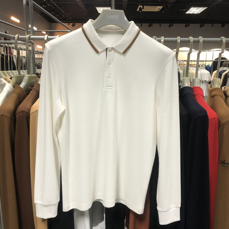 পোলো লং স্লিভ শার্ট কাস্টম লোগো পোলো শার্ট কটন পুরুষদের ড্রাই ফিট গলফ পোলো টি-শার্ট লং স্লিভ